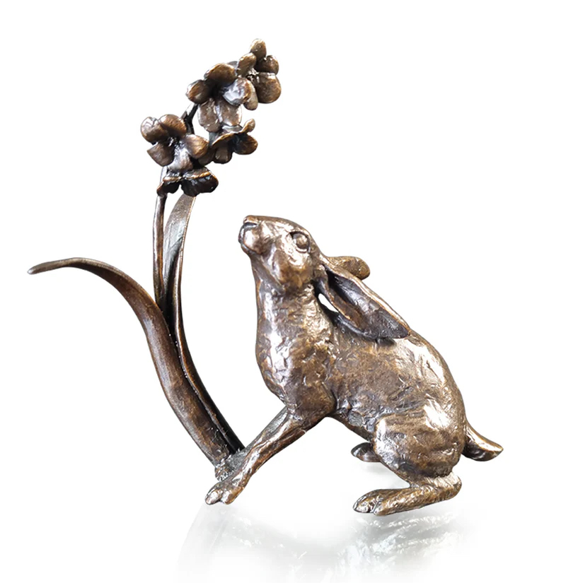 Hare With Bluebells (1227)