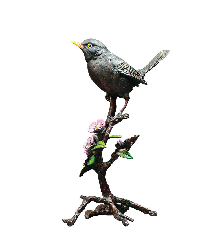 Blackbird with Blossom (1046)