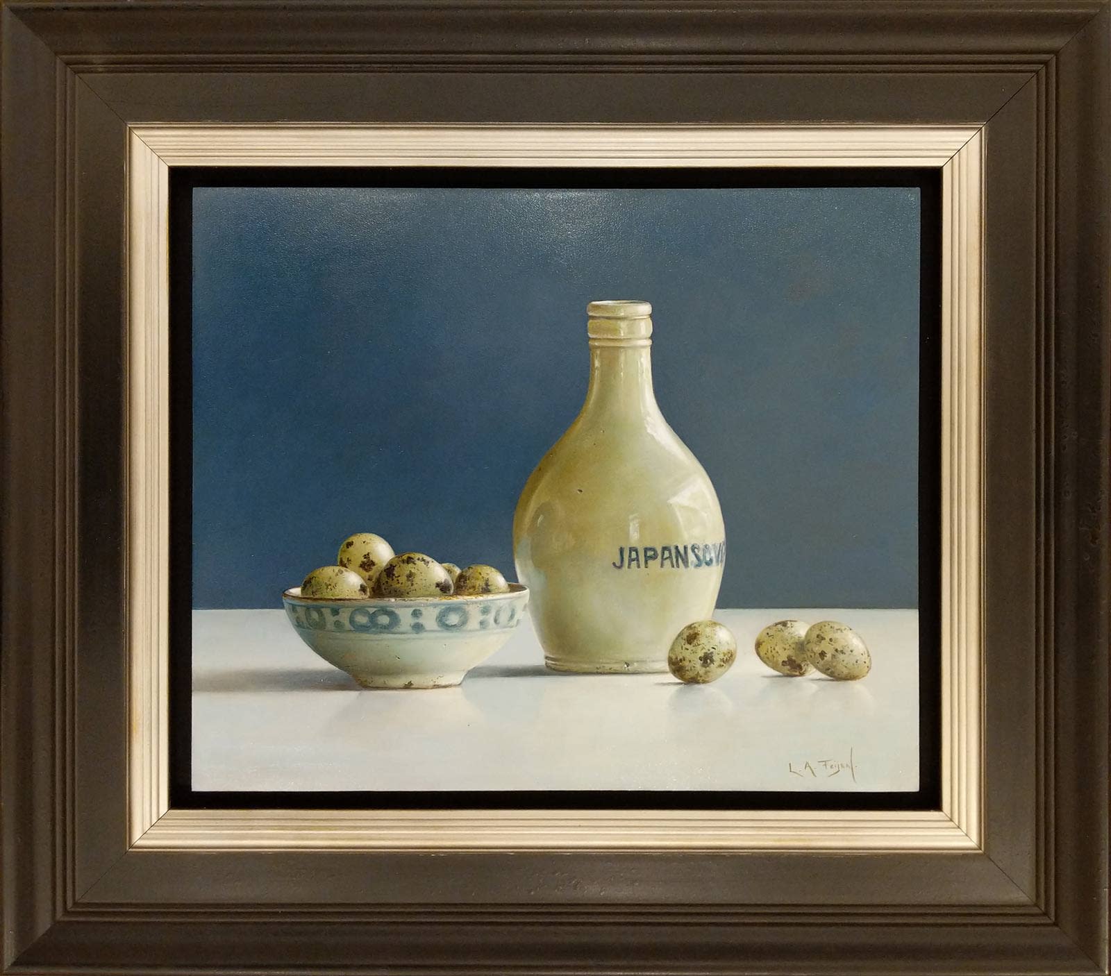 Soya Jug and Quails Eggs