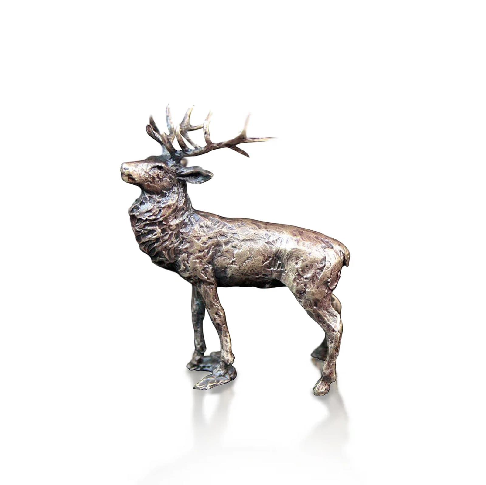 Miniature Bronze Stag (2050)