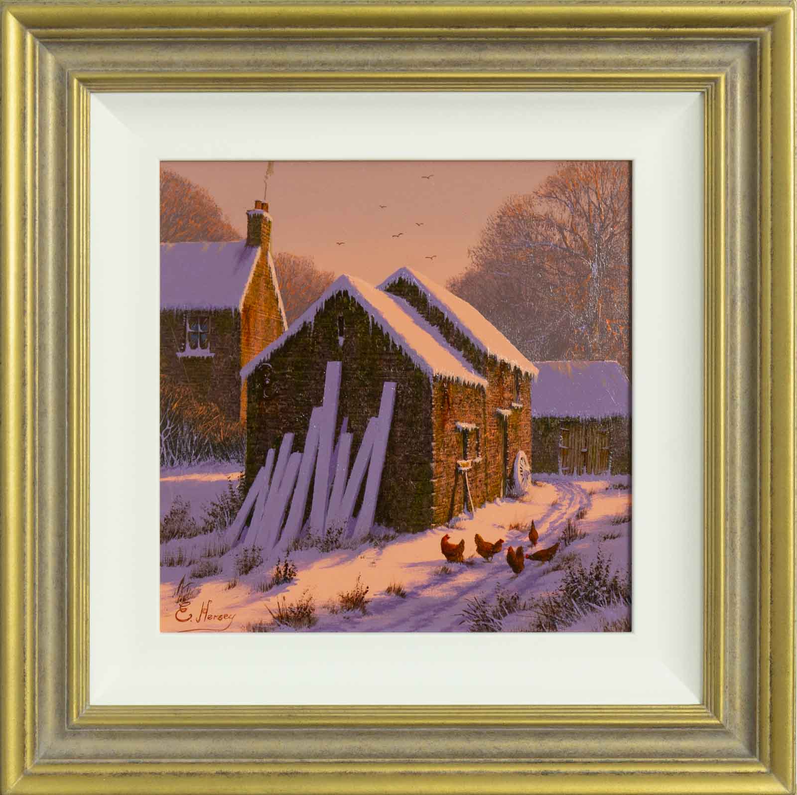 Snowfall At The Farm I