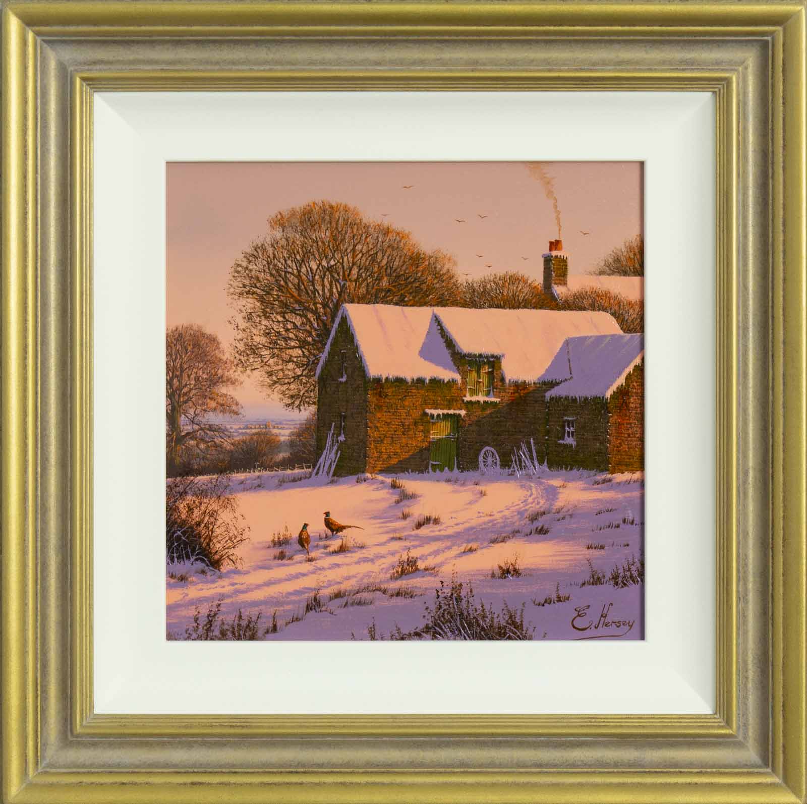 Snowfall At The Farm II