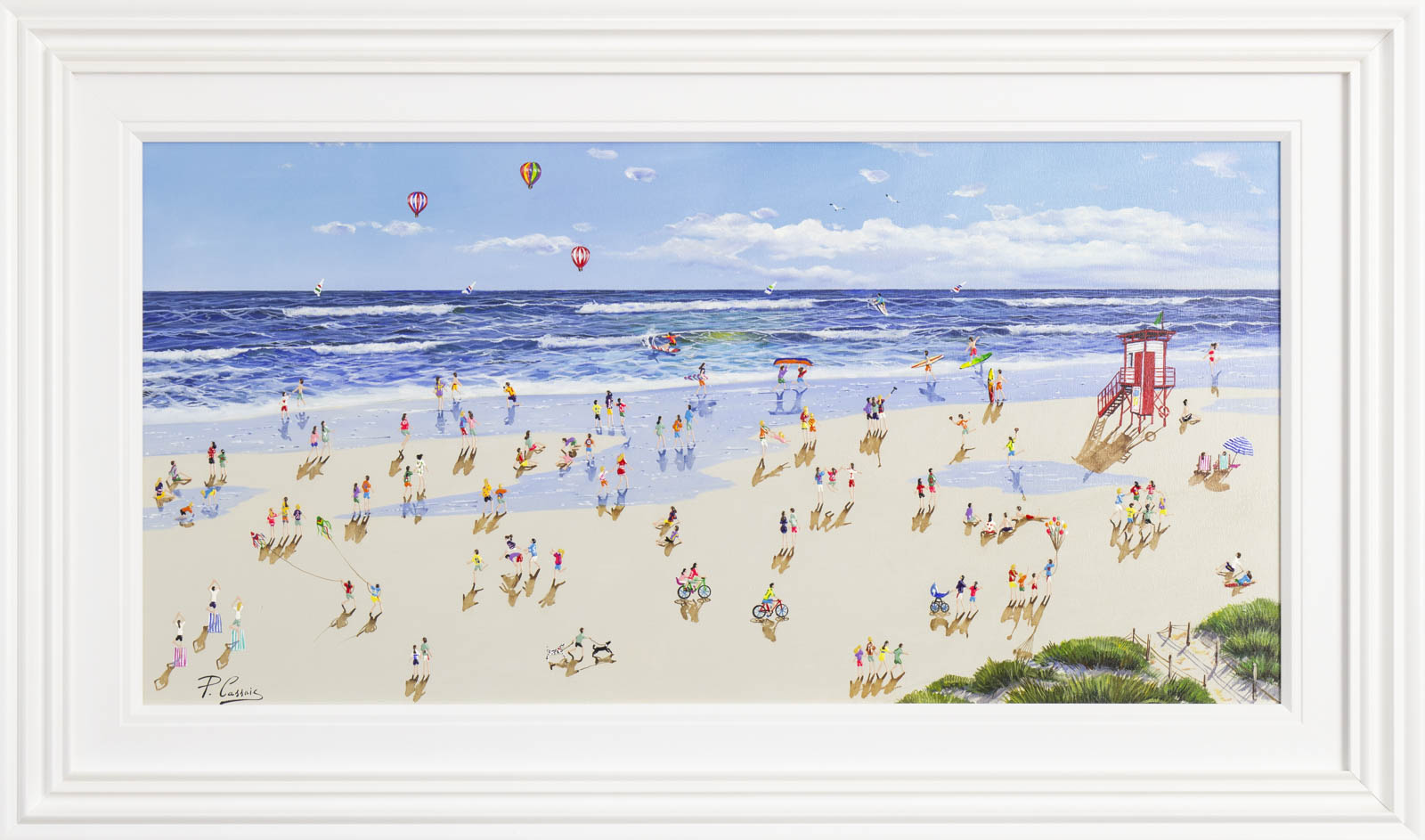 Hot Air Balloon Beach Day