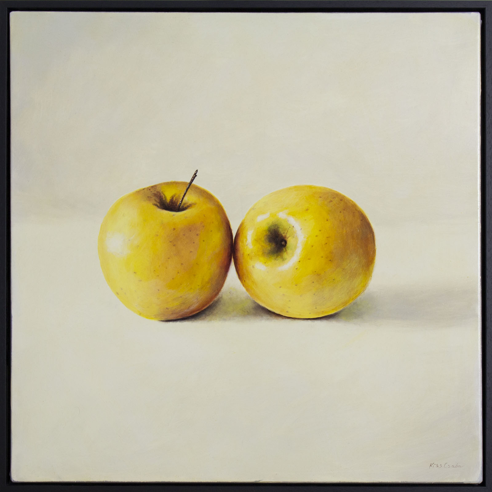 Two Yellow Apples
