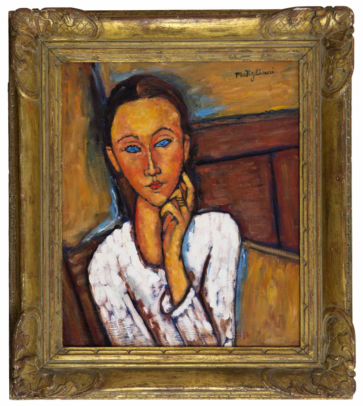 Portrait of Lunia Czechowska after Modigliani