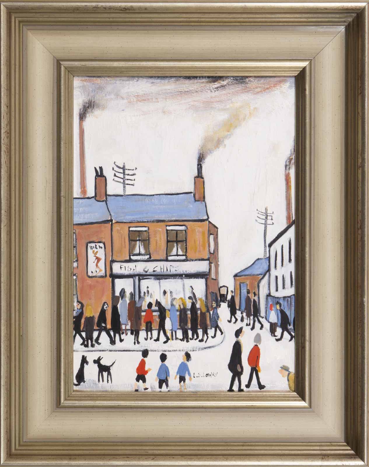 Fish and Chip Shop after L.S. Lowry