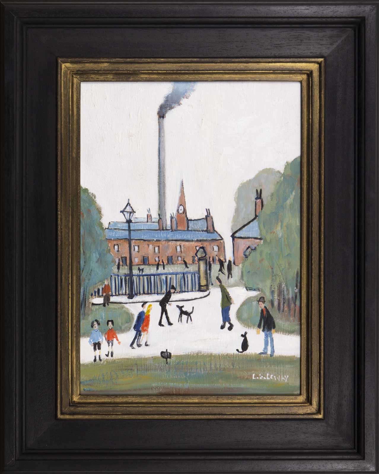 Park and Factory Scene after L.S. Lowry
