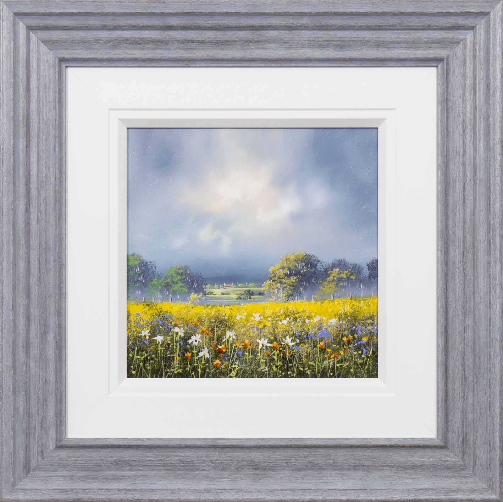 Cottage On Yellow Meadow