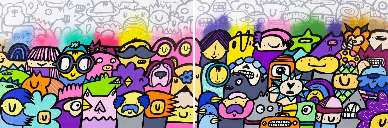 Family Photo Diptych