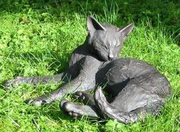 Claire Reclining Lifesize Cat