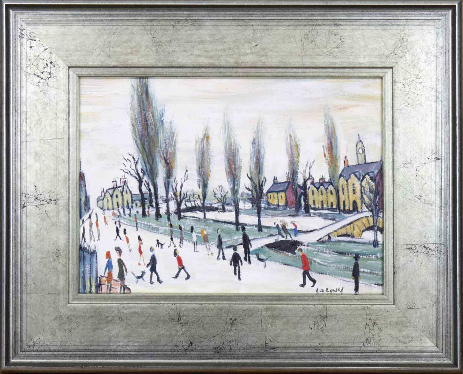 Bourton on the Water Cotswold after L.S.Lowry