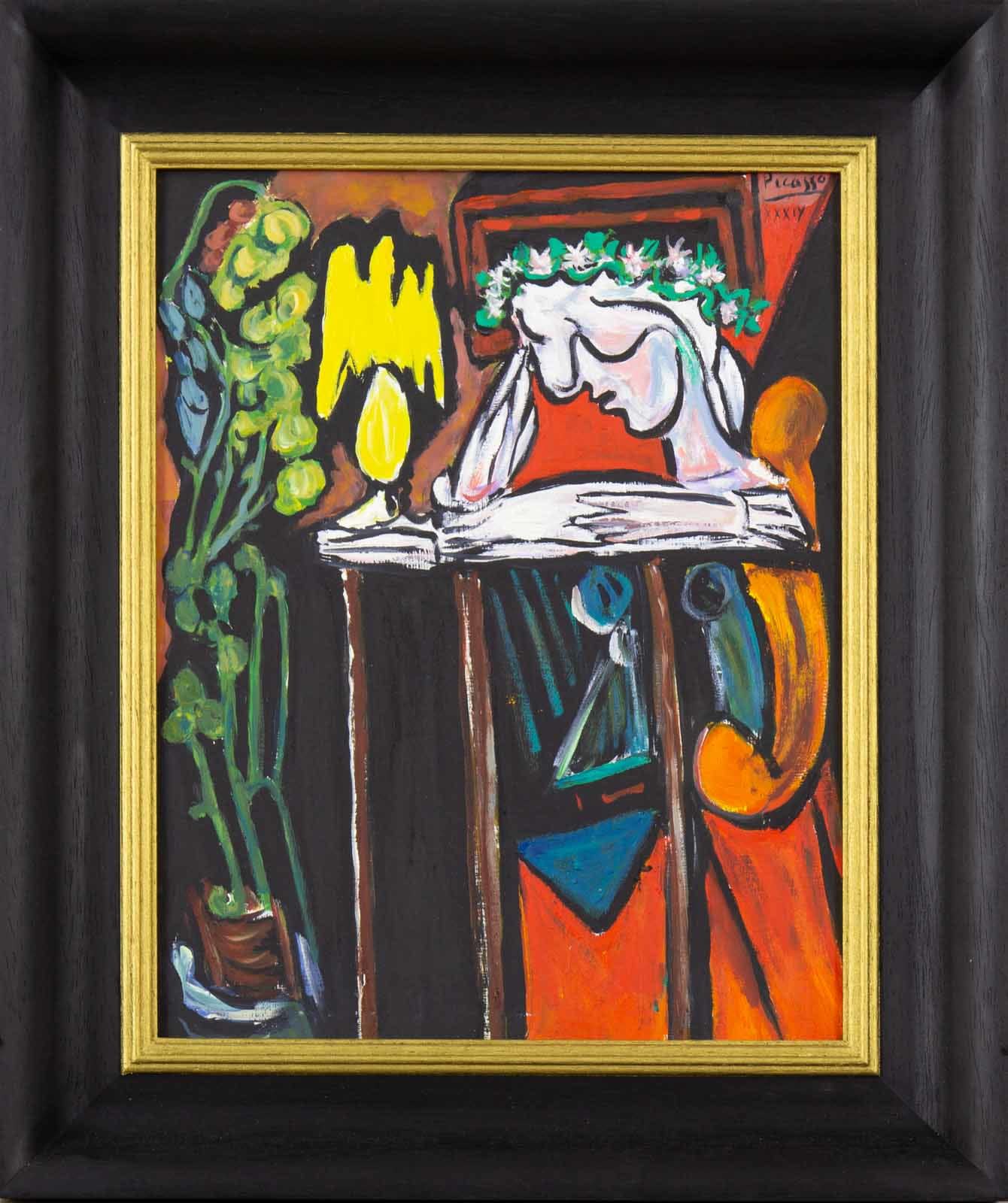 Marie-Therese Reading after Picasso