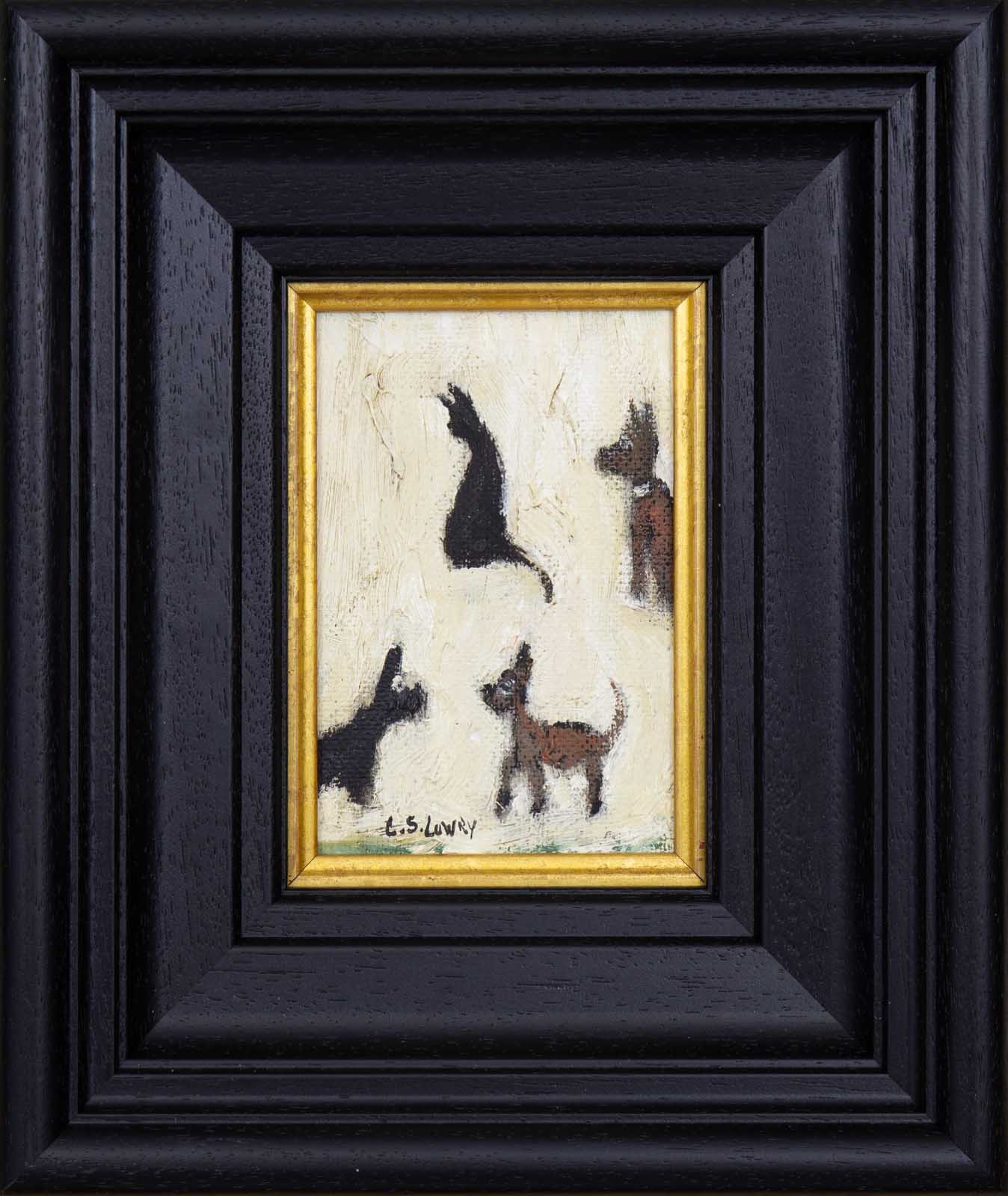 Cats and Dogs after L.S.Lowry