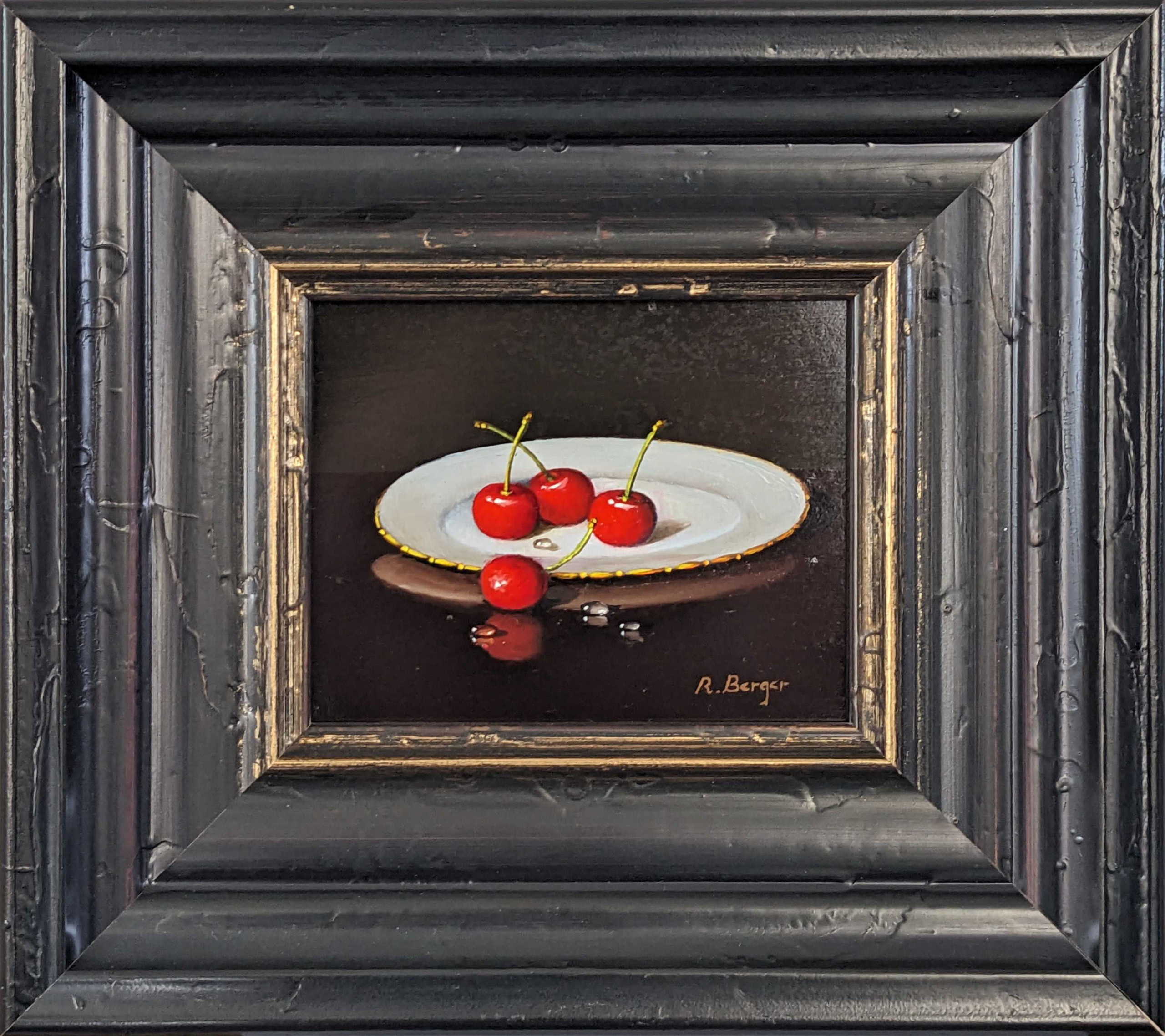 Cherries On Plate Commission