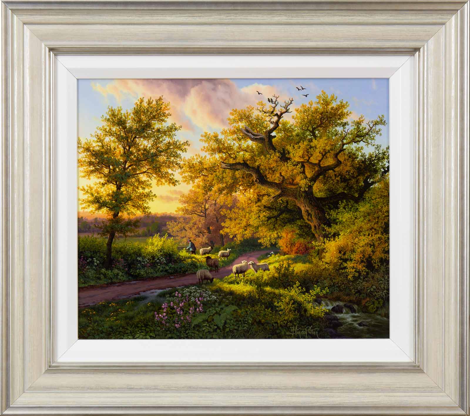 Sun Setting on the Old Oak Tree