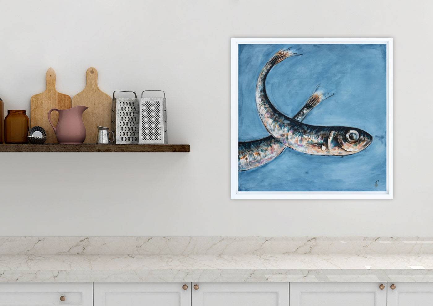 kitchen art painting by artist giles ward