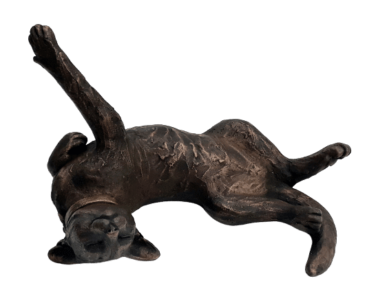 Lesley, Lying Cat with Arm Up